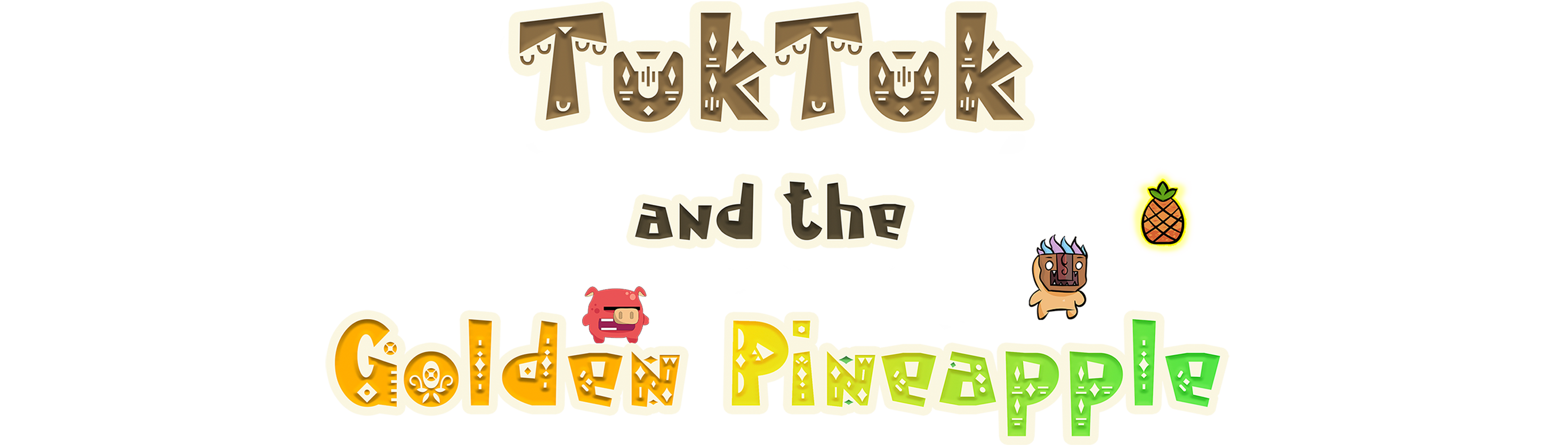 TukTuk and the golden pinapple Logo